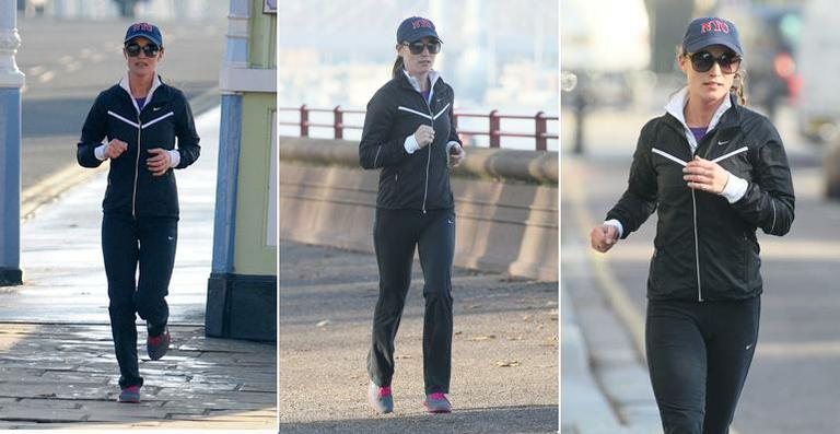 Pippa Middleton corre pelas ruas de Londres, Inglaterra - The Grosby Group