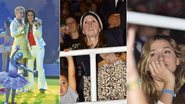 Xuxa canta com Ivete Sangalo a canção Natal Todo Dia, diante da bailarina Leandra Caetano, no Maracanãzinho. A mãe, Alda, e a filha, Sasha, assistem na área vip. - Paulo Mumia