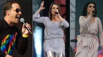 André Valadão, Diante do Trono e Aline Barros cantaram no Festival Promessas - Amauri Nehn/AgNews