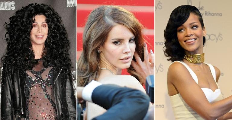 Cher, Lana del Rey e Rihanna - Getty Images