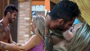 Thyago Gesta e Ísis Gomes se beijam em 'A Fazenda de Verão' - Reprodução/ TV Record