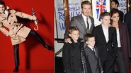 Romeo Beckham, filho de David e Victoria Beckham, em campanha da grife inglesa Burberry - Reprodução/Getty Images