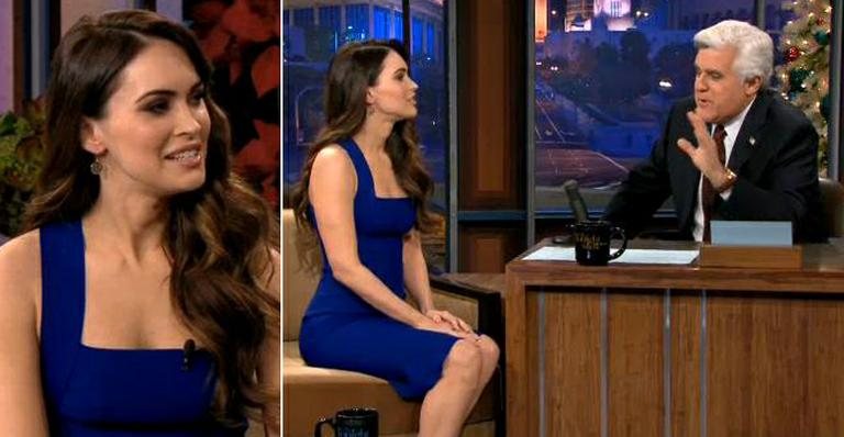 Megan Fox durante entrevista ao 'The Tonight Show' - Reprodução