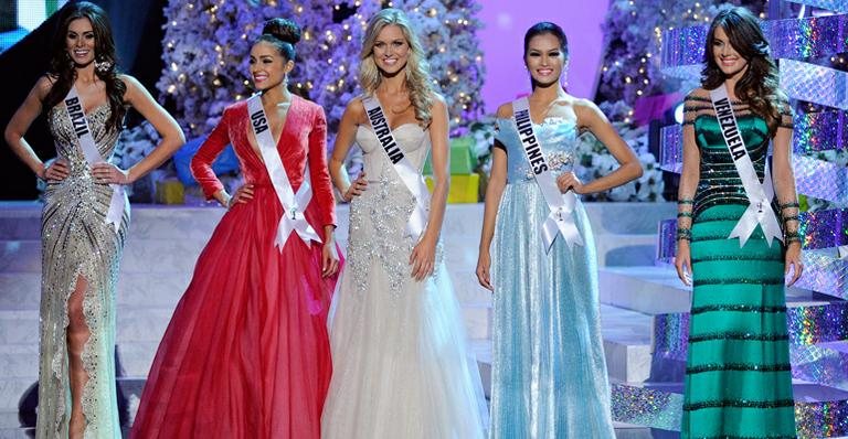 As cinco finalistas do Miss Universo em seus looks de gala - Getty Images