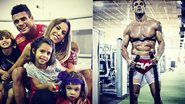 Vitor Belfort recebe a mulher e os filhos durante treino - Reprodução/ Instagram