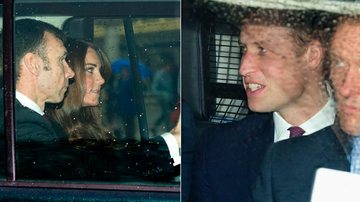 Kate Middleton e Príncipe William chegam para almoço de Natal no Palácio de Buckingham - Getty Images