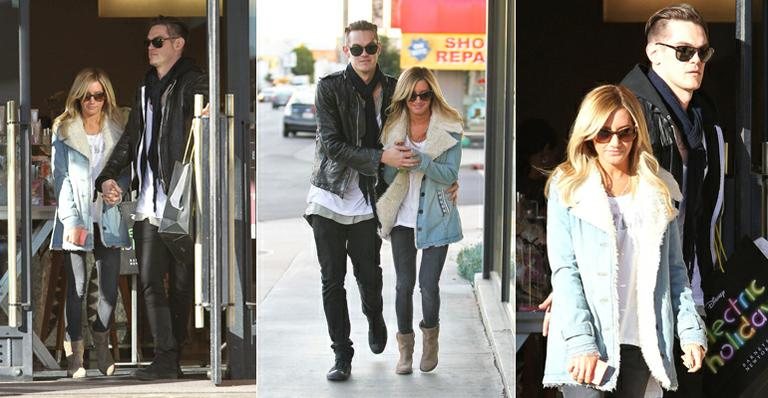 Ashley Tisdale faz compras de Natal com o amado em Los Angeles, Estados Unidos - The Grosby Group