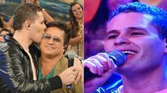 Pedro Leonardo canta no Domingão do Faustão com o pai, Leonardo - Reprodução/TV Globo
