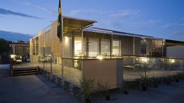 A casa construída no Solar Decathlon - Divulgação