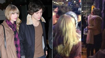 Romance de Taylor Swift e Harry Styles na Times Square - Grosby Group; Reprodução / Twitter