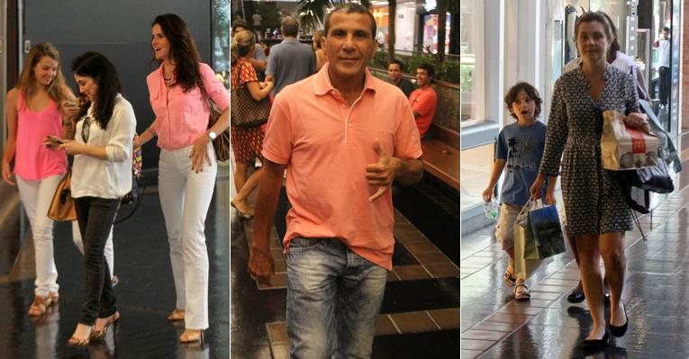 Famosos se divertem em shopping carioca - Daniel Delmiro / AgNews