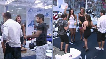 Com o tema Preto e Branco, Casa de Vidro tem a primeira festa do BBB13 - TV GLOBO / Big Brother Brasil