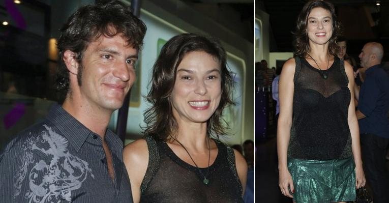 Maria Paula foi com o novo namorado, o americano Nathan, a estreia de peça no Rio - Alex Palarea e Roberto Filho/AgNews