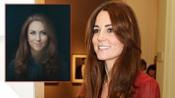 Kate Middleton e o primeiro retrato oficial da Duquesa - Getty Images e Reprodução