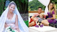 Danielle Winits, na foto com o filho Guy, sonha em se casar com o jogador Amaury - Divulgação Globo/ Cesar Alves