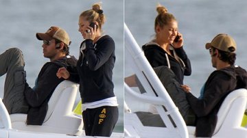 Enrique Iglesias e Anna Kournikova curtem passeio de barco por Miami - The Grosby Group