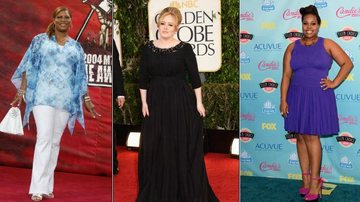 Queen Latifah, Adele e Amber Riley provam que não é preciso ser magra para ser linda! - Foto-montagem