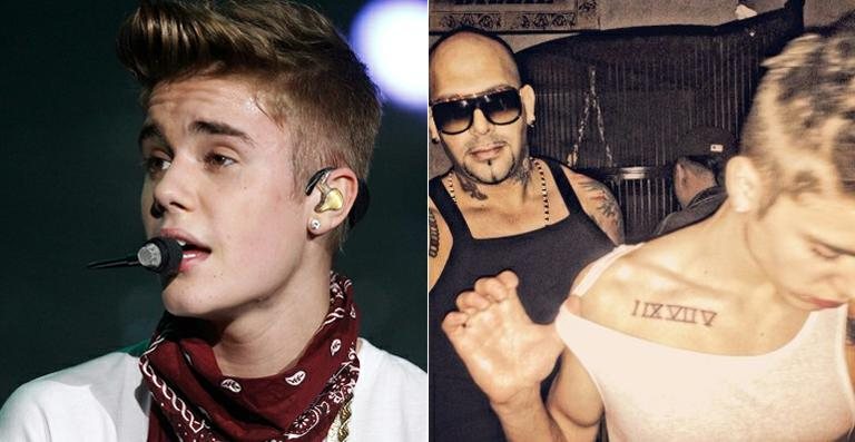 Justin Bieber faz nova tatuagem - Getty Images; Reprodução / Instagram