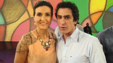 Fátima Bernardes recebe o psicólogo Alexandre Bez na sua atração, na Globo, Rio. - -