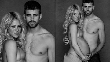 Shakira mostra barrigão no final da gravidez ao lado do amado, Gerard Piqué - Reprodução/ Twitter