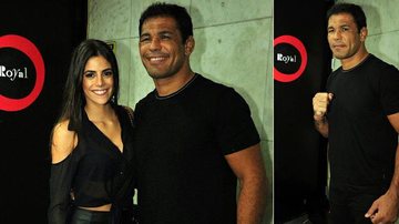 Rodrigo Minotauro e sua namorada, Giovanna Paino, curtem noitada após UFC SP - Leandro Taccilo
