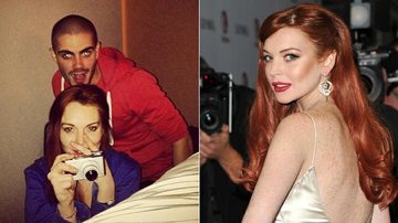 Lindsay Lohan e Max George - Reprodução/Instagram e Getty Images