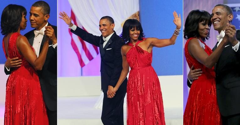 Michelle e Barack Obama dançam na festa da posse em Washington - Getty Images