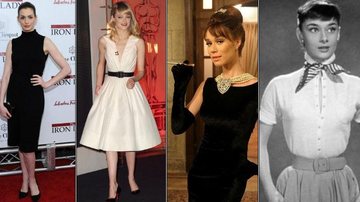 Ícone de moda e beleza, Audrey Hepburn ainda é fonte de inspiração - Foto-montagem