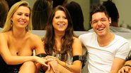 Fernanda, Andressa e Nasser - TV Globo/João Cotta