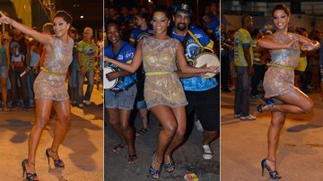 Juliana Alves se joga no samba da Unidos da Tijuca - André Muzell / AgNews