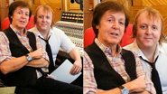 Paul McCartney se junta ao filho James em estúdio de gravação e registra momento - Reprodução/Twitter