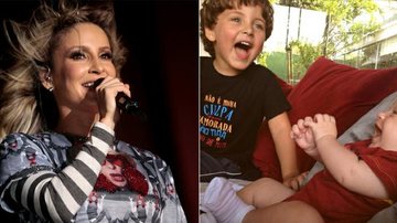 Claudia Leitte mostra foto com os dois filhos, Davi e Rafael - Fred Pontes/Divulgação; Reprodução / Instagram