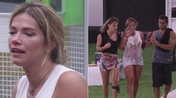 Fani se desespera depois de desabafar com os amigos - Reprodução / TV Globo