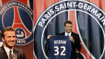 David Beckham assina contrato com o Paris Saint-Germain - Reuters