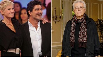 Xuxa e Junno; Aguinaldo Silva - Divulgação e Ivan Faria