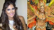 Kamilla Salgado: Rainha das Rainhas no carnaval paraense de 2008 - Reprodução/ Facebook e Rede Globo