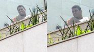 Ronaldo assiste bloco de sua cobertura no Leblon, Rio de Janeiro - J. Humberto / AgNews