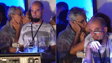 Caetano Veloso é flagrado aos beijos com morena desconhecida - André Muzell e Fábio Martins / AgNews