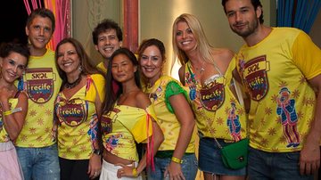 Famosos na abertura do carnaval do Recife - Newman Homrich/Mensch