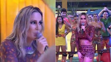 Claudia Leitte faz a festa na casa do BBB13 - Reprodução / TV Globo