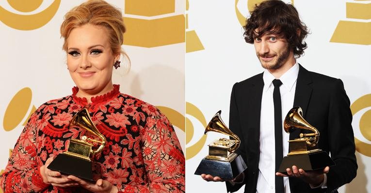 Adele e Gotye entre os vencedores do Grammy 2013 - Getty Images