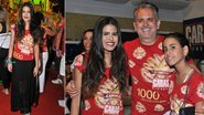 Orlando Morais, Antonia e Ana conferem o desfile de Cleo Pires no Camarote CARAS - Renato Wrobel