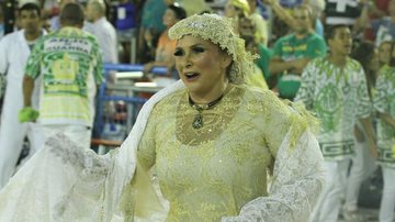 Fafá de Belém em desfile da Imperatriz Leopoldinense - Raphael Mesquita/Foto Rio News