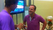 Rafael Nadal conversa com Rubinho nos bastidores do Brasil Open - Reprodução/Facebook