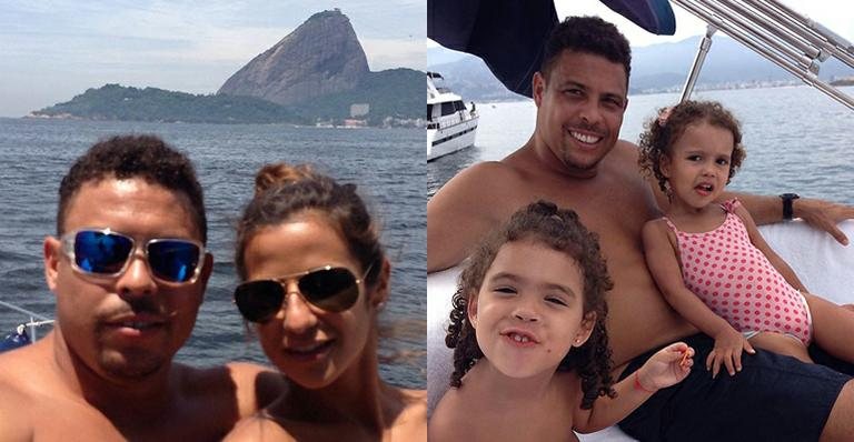 Ronaldo publica passeio com Paula Morais e as filhas Maria Sophia e Maria Alice - Reprodução/Instagram