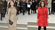 Alinne Moraes e Alice Braga esbanjam estilo no desfile da Burberry, em Londres - Getty Images