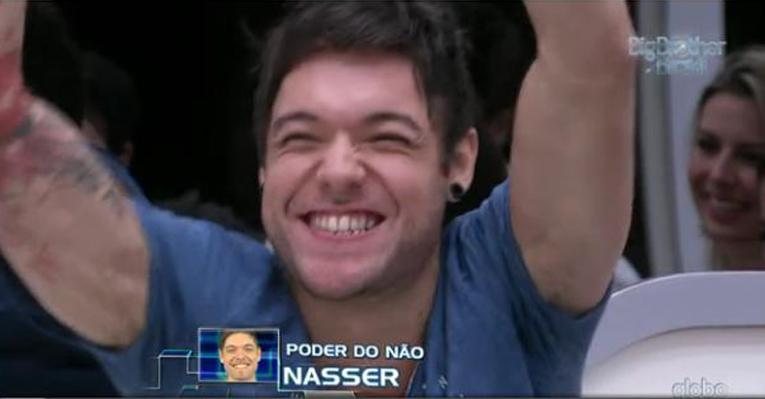 Nasser tem o 'Poder do Não' - Reprodução/TV Globo
