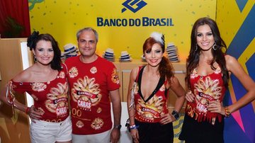 O casal Nanda Ziegler e Alexandre Avancini, Simone Soares e a Miss Brasil 2012, Gabriela Markus. - Renato Velasco