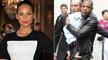 Alicia Keys chama Jay-Z de superprotetor - Foto-montagem