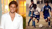 Bruno Gissoni relembra época de futebol e brinca com jogador do Barcelona - AgNews/Facebbok